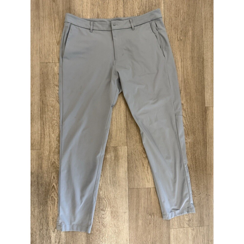 Lululemon Men's Commission Pant 36 x 30 Grey Warpstreme Stretch Performance